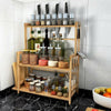 Veloura Bamboo Kitchen Countertop Storage Rack