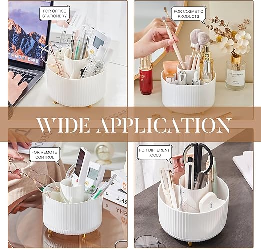 Space-Saving Rotating Cosmetic Holder