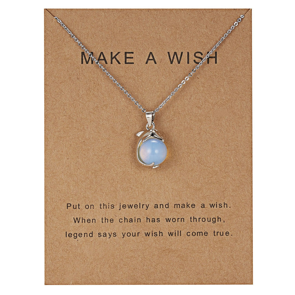Crystal & Stone Necklace (NL06)