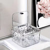 RibbedSquare Push-Open Storage Box
