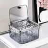RibbedSquare Push-Open Storage Box
