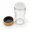 8-Jar Upright Spice Rack with Perforated Shaker Inserts