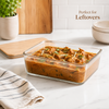 Robust Glass Container with Wooden Lid (2192) By Limon