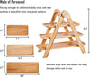 Majesta 3-Tier Fruit & Serving Bamboo Stand