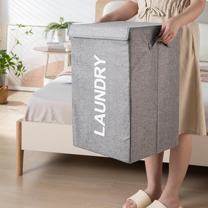 Laundry Keeper Basket – With Lid for a Tidy Home