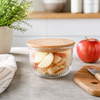 970ml Fluted Design Airtight Glass Bowl (2176) by Limon