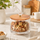 Glass Candy Jar with Wooden Lid (2178) by Limon