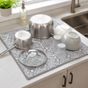 Patterned Dish Drying Mat
