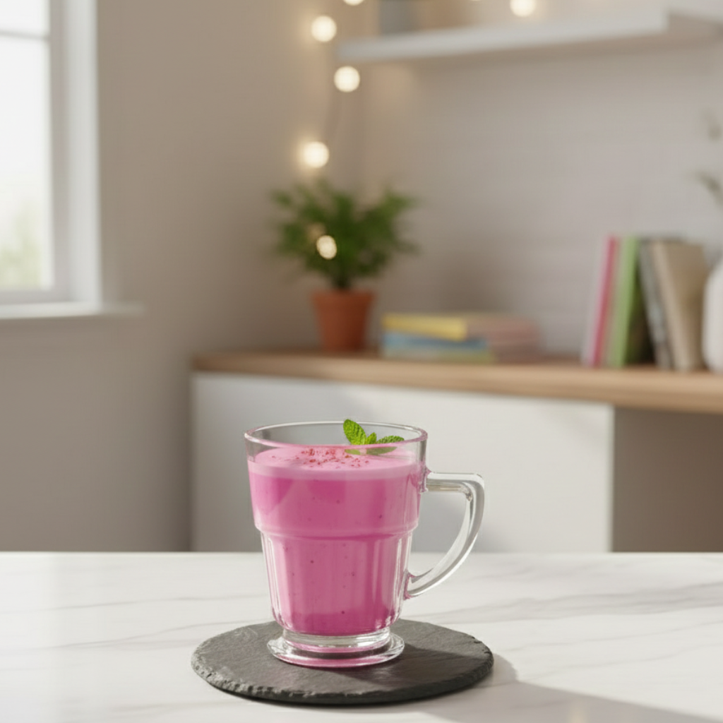 EssentialServe 6‑Pcs Glass Tea Cup Set (2485) by Limon