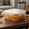 3-Pcs Square Airtight Storage Boxes Set