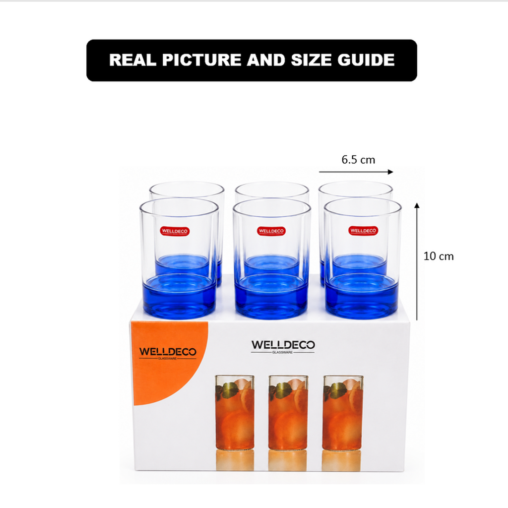 6-Pcs TwinTone Glass Set (1167)