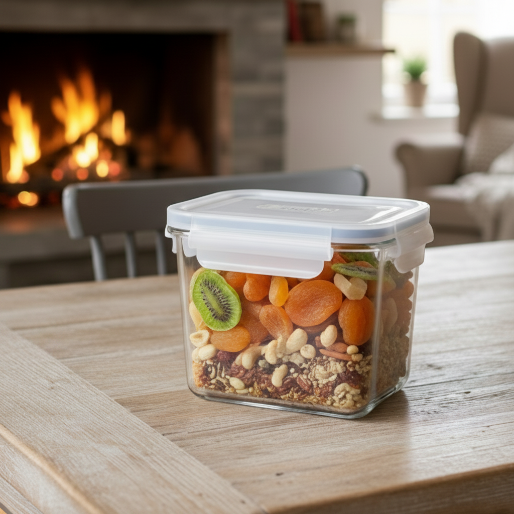 920ml Glass Container with Airtight Lid (2153) by Limon