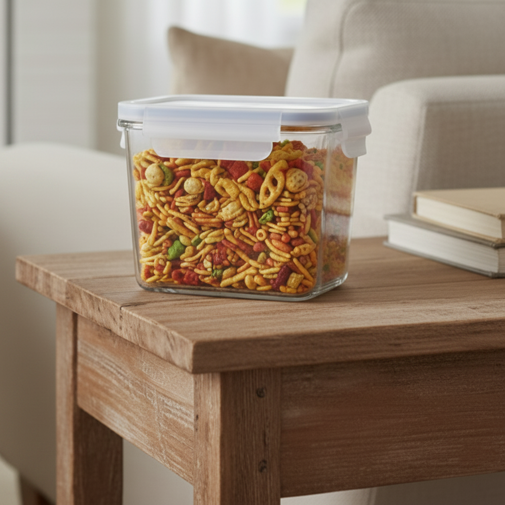 920ml Glass Container with Airtight Lid (2153) by Limon