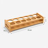 Bamboo 12-Egg Holder with 3.9 cm Individual Openings