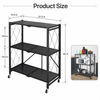Foldable Kitchen Trolley