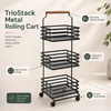 TrioStack Metal Rolling Cart by Matrix
