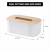 NordicWood Tissue Organizer Box