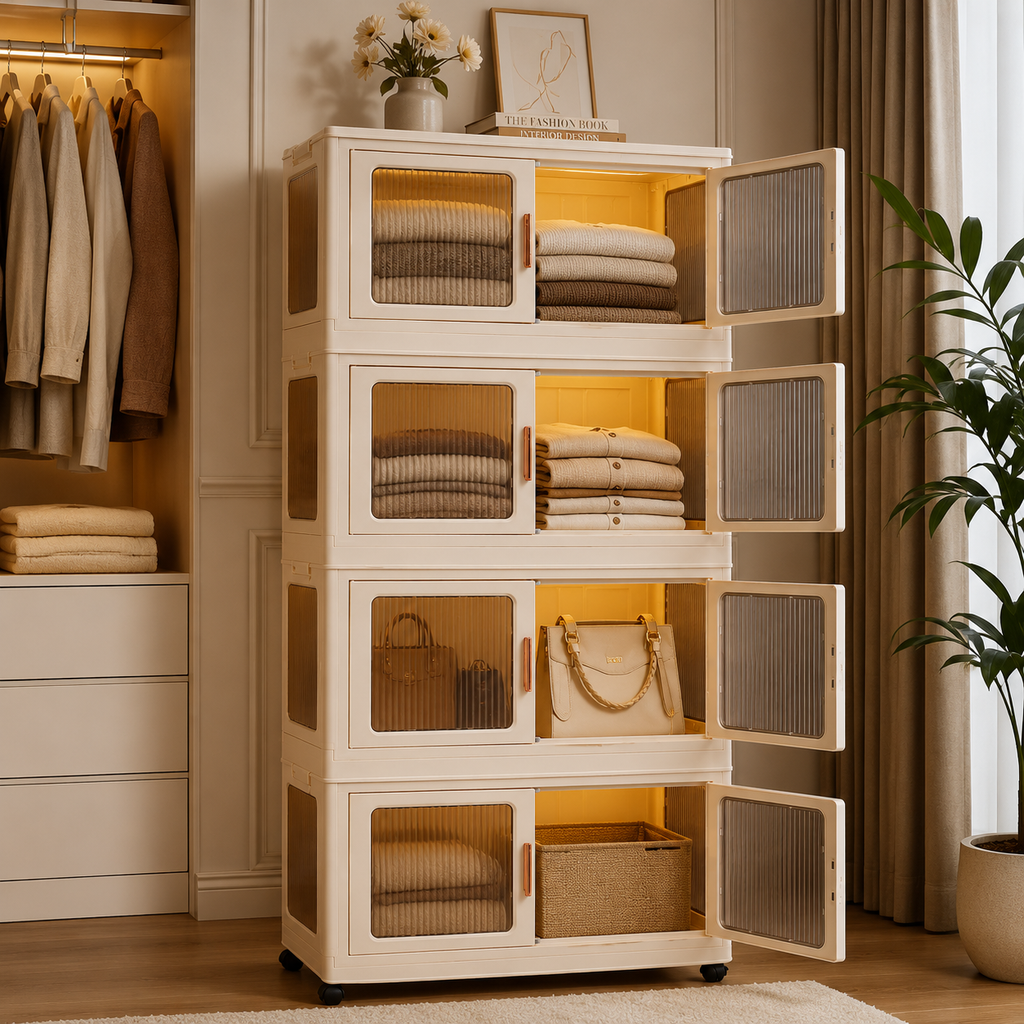 SmartStack 4-Tier Moveable Organizing Solution