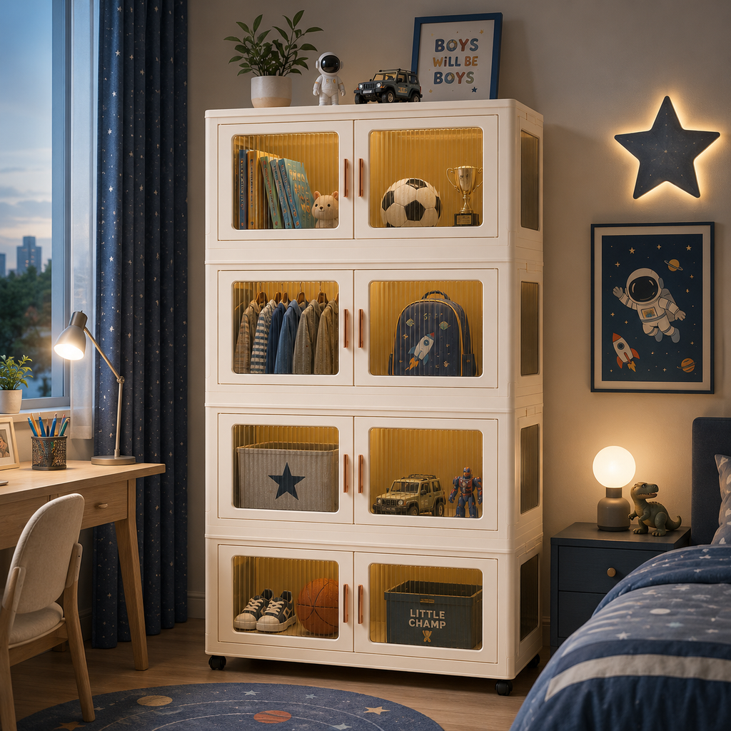 SmartStack 4-Tier Moveable Organizing Solution