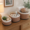 3-Pcs Oval Storage Basket Set
