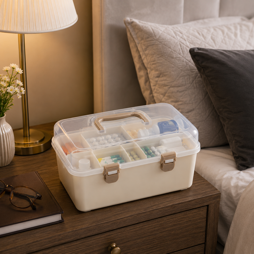 Sunrise Portable Medicine Box - Rectangle