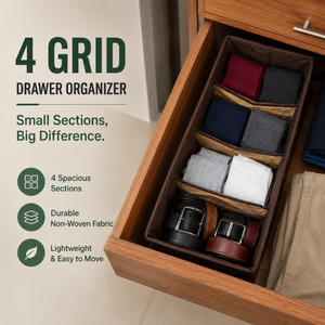 4-Grid Drawer & Accessories Organizer by Matrix