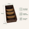 4-Grid Drawer & Accessories Organizer by Matrix