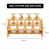 Royal Golden Deer 8-Piece Glass Jar Station (1170)