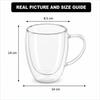 450ml Coffee & Tea Double Wall Glass Mug