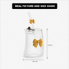 Tilted Elegance Glass Tumbler