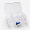 Clear Organizer Box with Adjustable Dividers – Up to 6 Sections