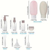 11Pcs/Set of Travel Bottles for Cosmetics and Toiletries
