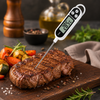 Digital Food Thermometer with Probe & Hold Function
