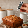 Digital Food Thermometer with Probe & Hold Function