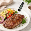 Digital Food Thermometer with Probe & Hold Function