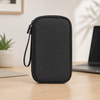 Double-Layer Travel Tech Organizer with Wrist Strap