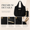 Foldable Keychain Tote Bag with Compact Leather Case