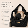 Foldable Keychain Tote Bag with Compact Leather Case