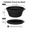 Foldable Silicone Beauty Ice Bowl for Facial Skincare & Cold Therapy
