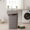 Prestige Bamboo Pattern Laundry Basket (1510) by Limon