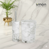 MarblePrint Dustbin & Brush Set (1909) by Limon