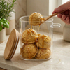 BambooFresh Glass Storage Jar with Spoon