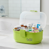 QuickStore Oval Storage Box with Snaplock & Handle