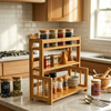 SpiceMaster 3-Tier Bamboo Storage Rack