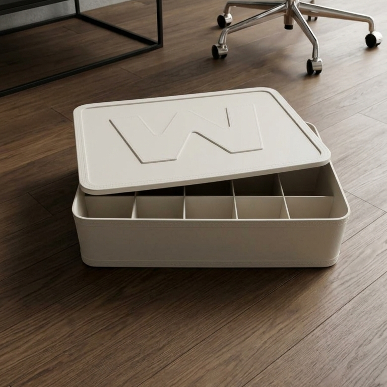 LuxeNest 15-Grid Wardrobe Organizer Box