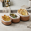3-Pcs Oval Storage Basket Set