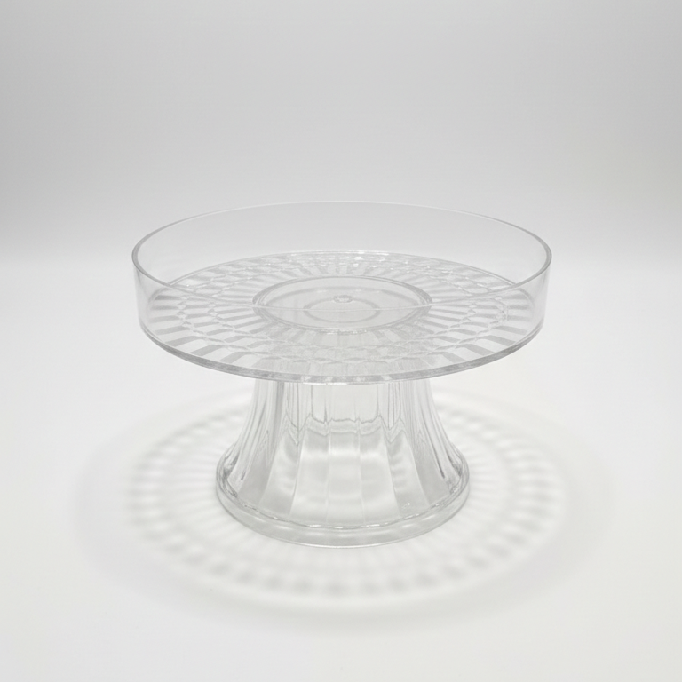 Elegant Acrylic Cake Serving Platter
