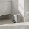 6L Bamboo-Style Dustbin with Pedal (2065) by Limon