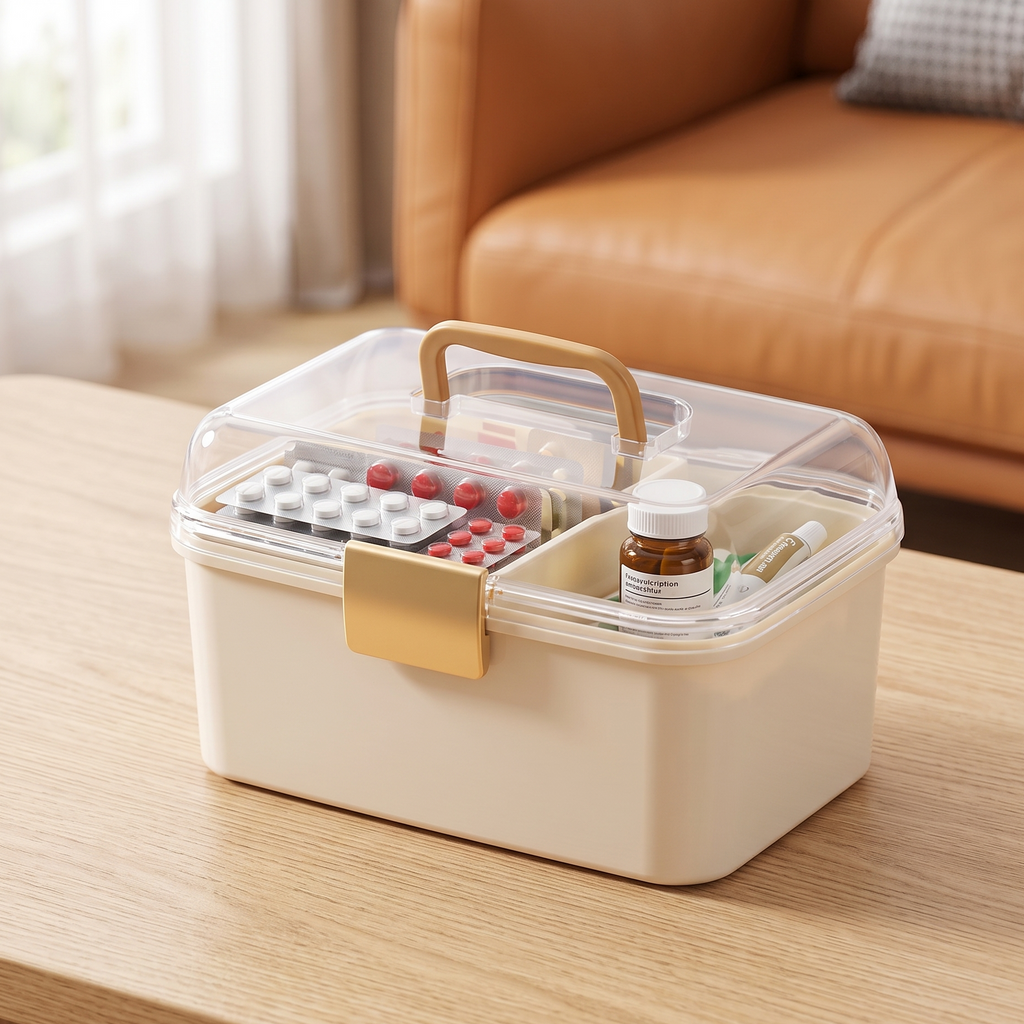 Sunrise Portable Medicine Box - Rectangle