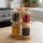 360° Bamboo & Glass Culinary Carousel with Round Jars (1134)